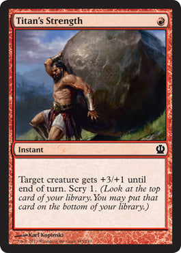 Titan's Strength (Theros) Light Play Foil