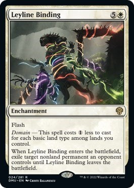 Leyline Binding (Dominaria United) Light Play