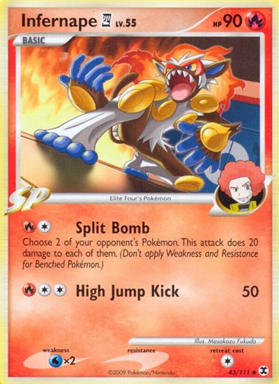 Infernape E4 (Rising Rivals) Light Play