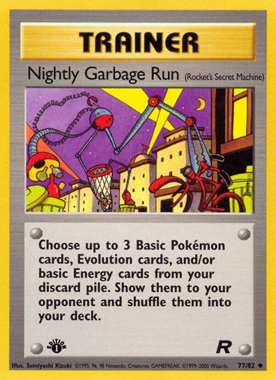 Nightly Garbage Run (Rocket's Secret Machine) (Team Rocket) Light Play Unlimited