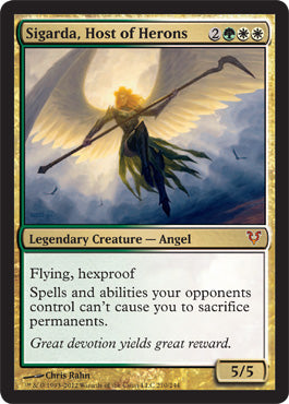 Sigarda, Host of Herons (Avacyn Restored) Light Play
