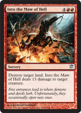 Into the Maw of Hell (Innistrad) Light Play