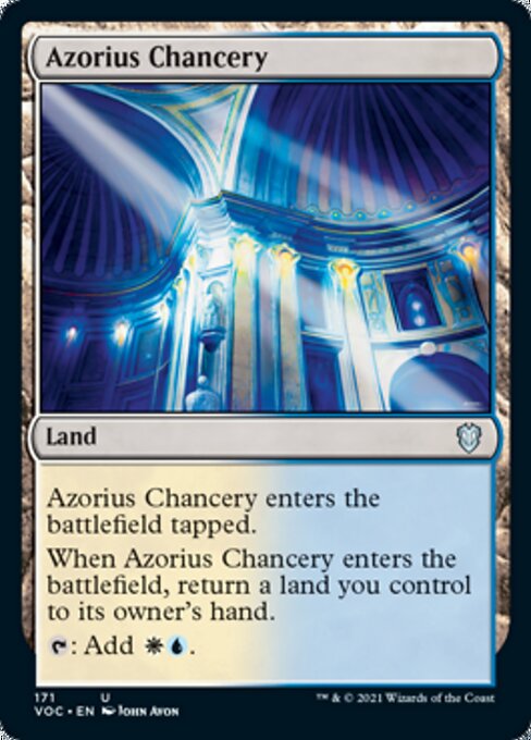 Azorius Chancery (Commander 2021 Crimson Vow) Light Play