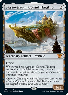 Skysovereign, Consul Flagship (Commander: Kamigawa: Neon Dynasty) Light Play