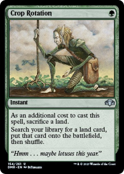 Crop Rotation (Dominaria Remastered) Light Play