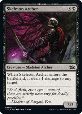 Skeleton Archer (Double Masters 2022) Light Play