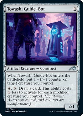 Towashi Guide-Bot (Kamigawa: Neon Dynasty) Light Play