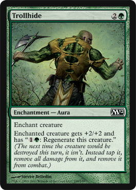 Trollhide (Magic 2012 Core Set) Light Play Foil