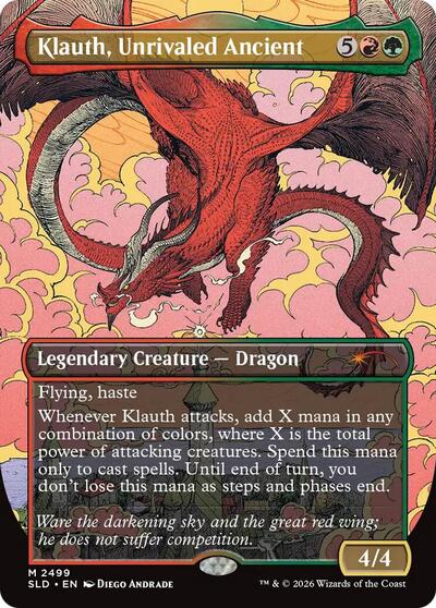 Klauth, Unrivaled Ancient (Secret Lair) Near Mint Foil
