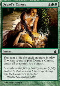 Dryad's Caress (Ravnica) Light Play