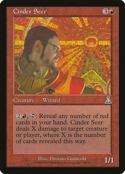 Cinder Seer (Urza's Destiny) Light Play