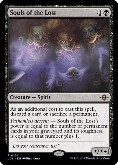 Souls of the Lost (The Lost Caverns of Ixalan) Light Play Foil