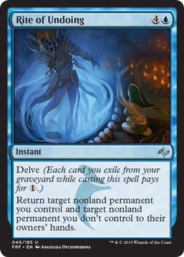 Rite of Undoing (Fate Reforged) Light Play