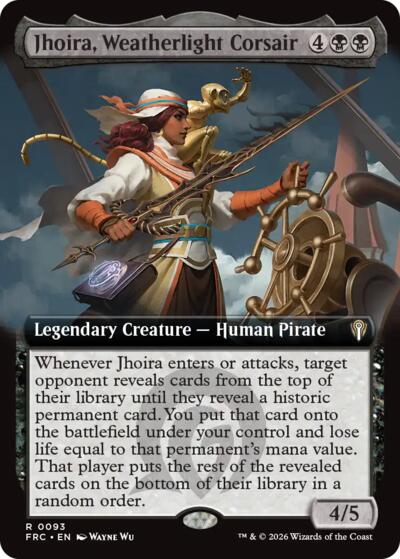 Jhoira, Weatherlight Corsair (Extended Art) (Commander: Reality Fracture) Light Play