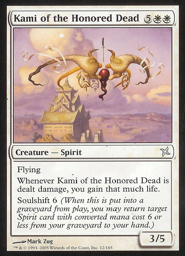 Kami of the Honored Dead (Betrayers of Kamigawa) Light Play