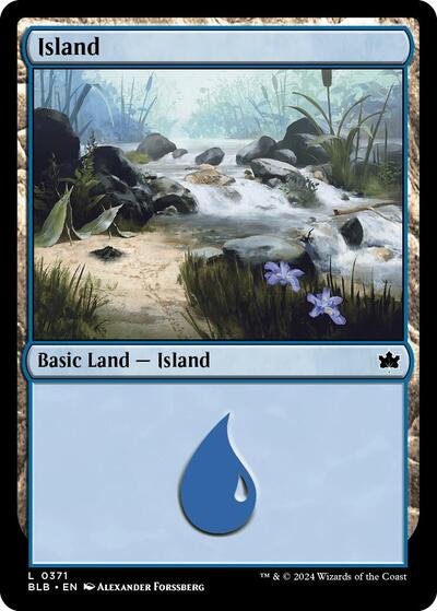 Island (0371) (Bloomburrow) Light Play