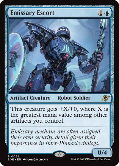 Emissary Escort (Edge of Eternities) Light Play Foil