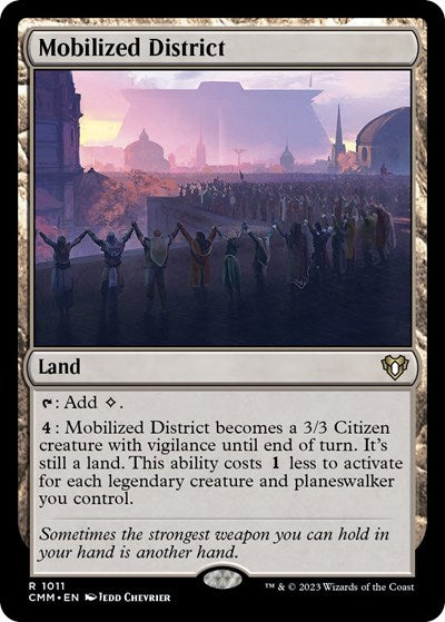Mobilized District (Commander Masters) Light Play