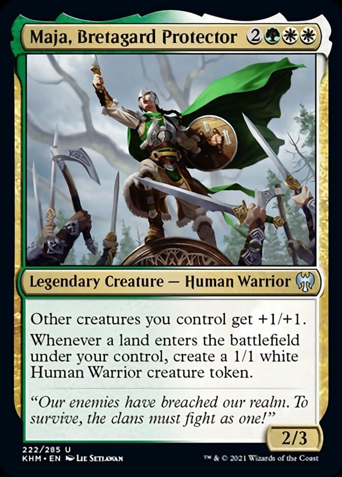 Maja, Bretagard Protector (Kaldheim) Light Play