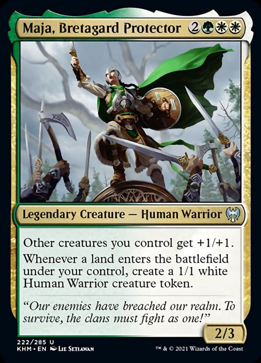 Maja, Bretagard Protector (Kaldheim) Light Play