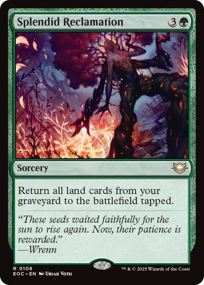 Splendid Reclamation (Commander: Edge of Eternities) Light Play