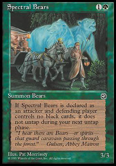 Spectral Bears (Homelands) Medium Play