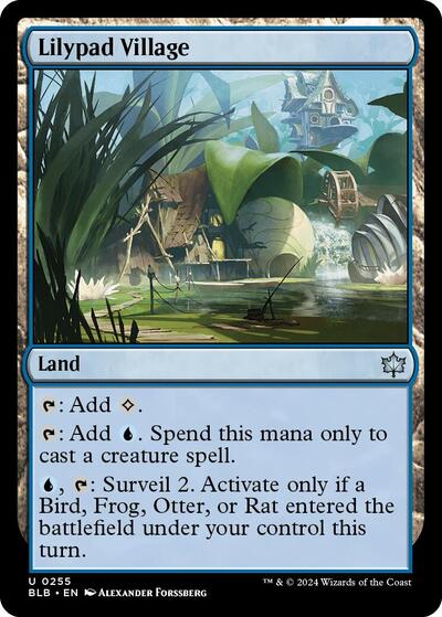 Lilypad Village (Bloomburrow) Light Play Foil