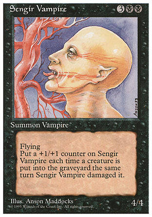 Sengir Vampire (4th Edition) Damaged / Poor