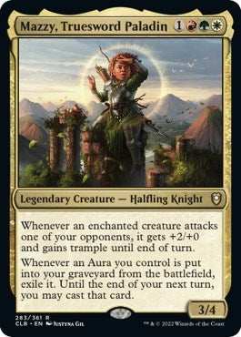 Mazzy, Truesword Paladin (Commander Legends: Battle for Baldur's Gate) Damaged / Poor