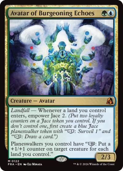 Avatar of Burgeoning Echoes (Reality Fracture) Near Mint Foil