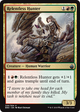 Relentless Hunter (Battlebond) Light Play