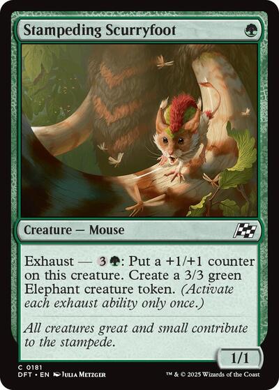 Stampeding Scurryfoot (Aetherdrift) Light Play