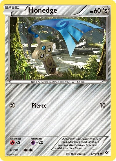 Honedge (XY Base Set) Damaged / Poor