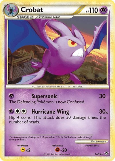 Crobat (Unleashed) Light Play