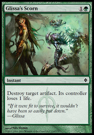 Glissa's Scorn (New Phyrexia) Light Play