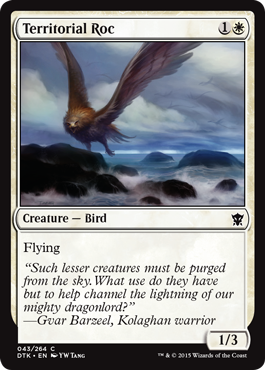 Territorial Roc (Dragons of Tarkir) Light Play Foil