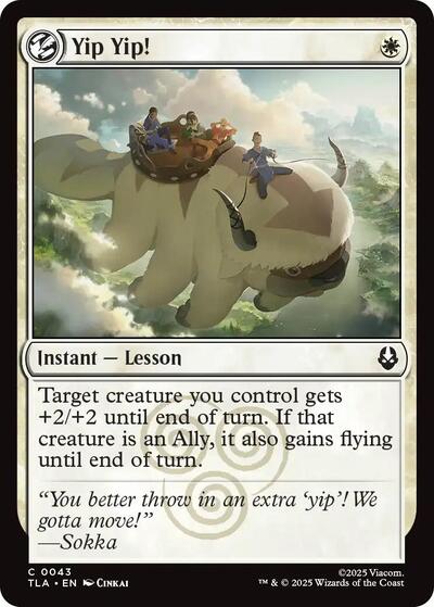 Yip Yip! (Avatar: The Last Airbender) Light Play Foil