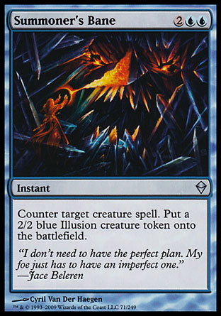 Summoner's Bane (Zendikar) Medium Play