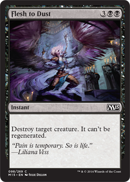 Flesh to Dust (Magic 2015 Core Set) Light Play