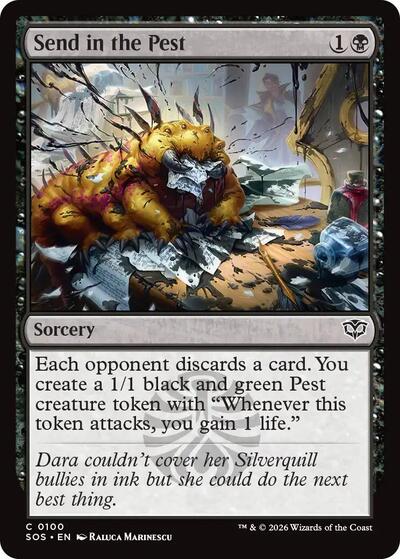 Send in the Pest (Secrets of Strixhaven) Light Play