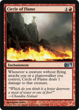 Circle of Flame (Magic 2012 Core Set) Light Play