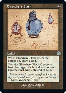 Elsewhere Flask (Schematic) (The Brothers' War: Retro Frame Artifacts) Light Play