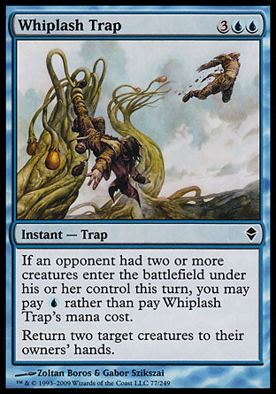Whiplash Trap (Zendikar) Medium Play
