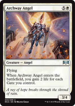 Archway Angel (Ravnica Allegiance) Light Play