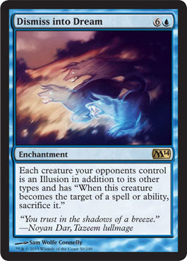 Dismiss into Dream (Magic 2014 Core Set) Light Play
