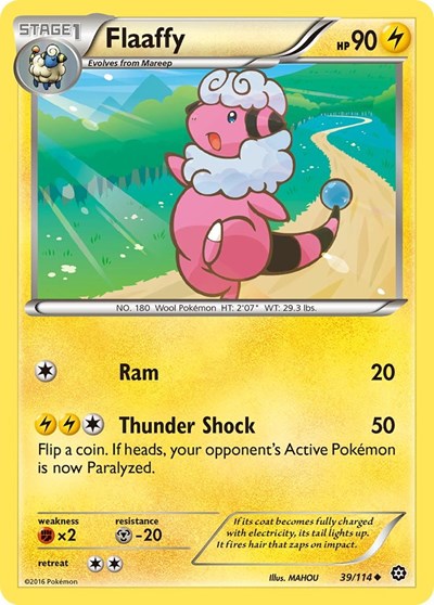 Flaaffy (XY - Steam Siege) Medium Play