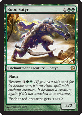 Boon Satyr (Theros) Light Play Foil