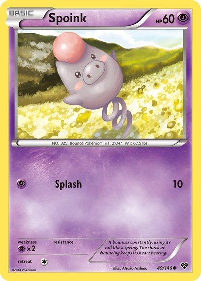 Spoink (XY Base Set) Medium Play