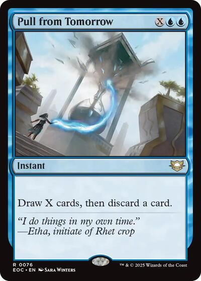 Pull from Tomorrow (Commander: Edge of Eternities) Light Play