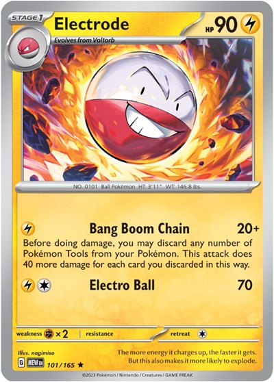 Electrode (Scarlet and Violet: 151) Light Play Holofoil